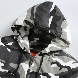 Disruptive Camouflage Elastic Waist Jacket , - Streetwear Jacket - Slick Street