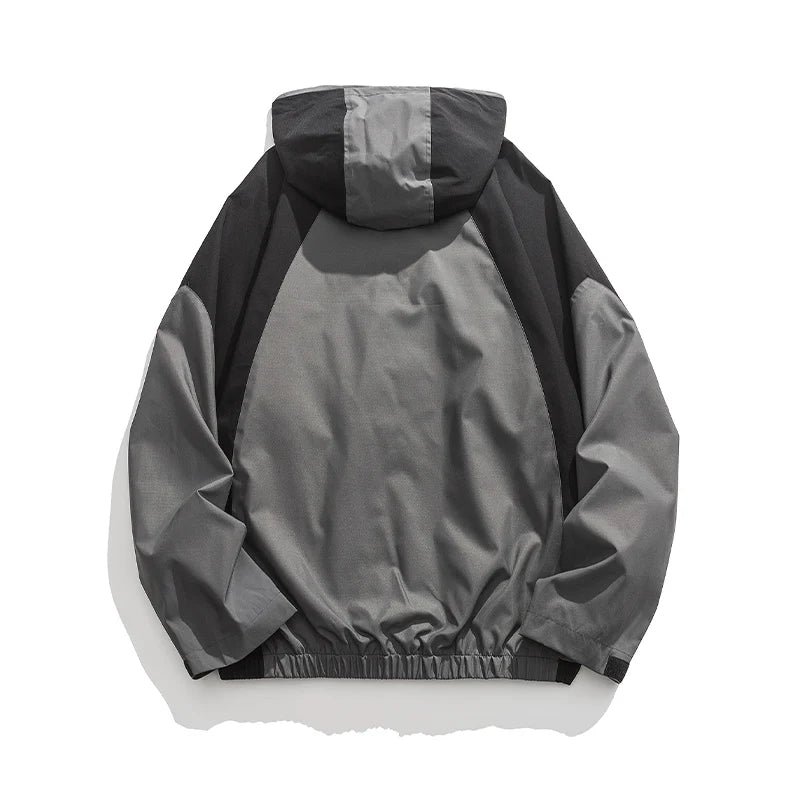 Heart Patchwork Zipper Bomber Jacket ,  - Streetwear Jacket - Slick Street