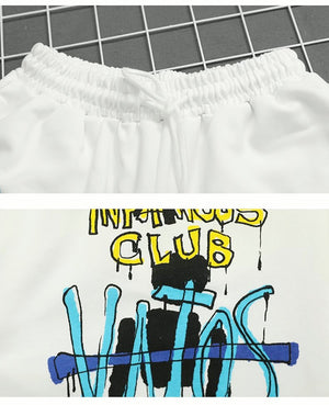 BEMESTTO Infamous Club Vatos Society Shorts , - Streetwear Shorts - Slick Street