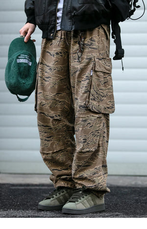 Camouflage Art Craft Cargo Pants , - Streetwear Pants - Slick Street