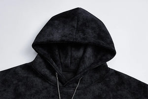 Tie-dye Coptic Cross Drawstring Hoodie , - Streetwear Hoodie - Slick Street