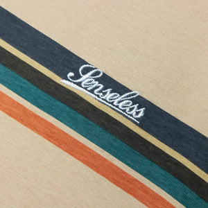 Varied Color Striped Pullover T-Shirt , - Streetwear T-Shirts - Slick Street