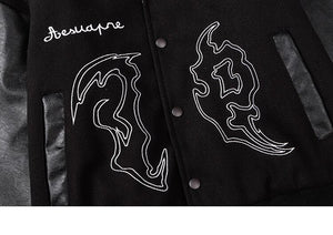 AESUAPRE Variant Symbol Button Up Jacket , - Streetwear Jacket - Slick Street