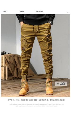 Tactical Elastic Waist And Ankle Pants , - Streetwear Pants - Slick Street