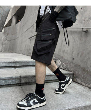 Tactical Multi Pocket Cargo Shorts , - Streetwear Shorts - Slick Street