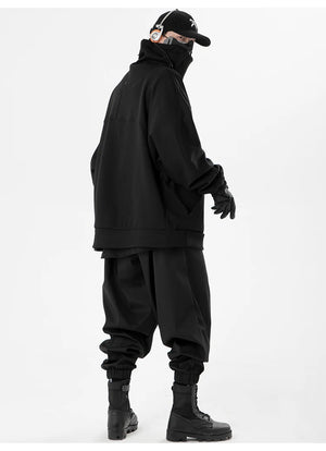 Plain Color Medieval Cloak Hoodie , - Streetwear Hoodie - Slick Street