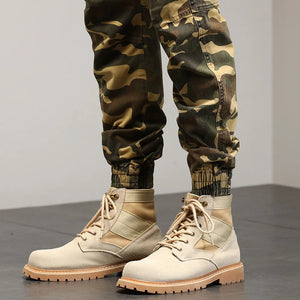 Drawstring Combat Military Cargo Pants , - Streetwear Pants - Slick Street