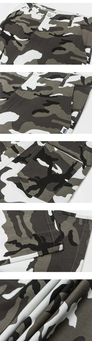 Snow X1 Camo Cargo Pants ,  - Streetwear Cargo Pants - Slick Street