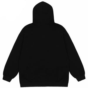 VERBLEE Rib Cage Graphic Zipper Hoodie ,  - Streetwear Hoodie - Slick Street