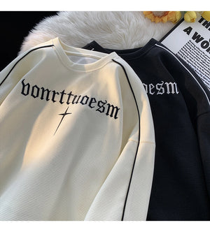 Embroidered Streetwear Vintage Sweater , - Streetwear Sweater - Slick Street