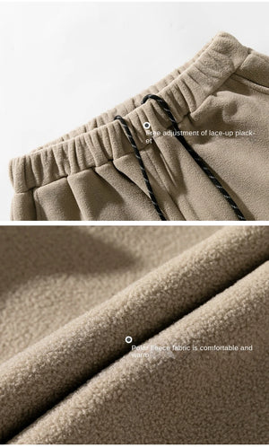 Unicolorous Fleece Cargo Joggers , - Streetwear Joggers - Slick Street