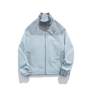 AMAIMON Stand-Up Collar Windbreaker Jacket , - Streetwear Jacket - Slick Street