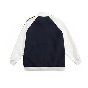 Color Block Striped Sports Jacket , - Streetwear Jacket - Slick Street