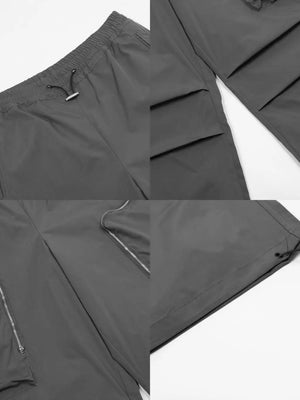 Large Knee Pocket Baggy Pants , - Streetwear Pants - Slick Street