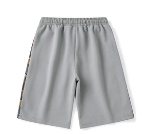 Bear Embroidery Shorts , - Streetwear Shorts - Slick Street