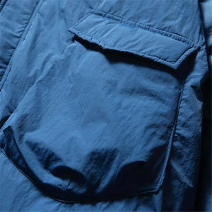 Lightweight Multi Pockets Zipper Jacket , - Streetwear Jacket - Slick Street