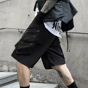 Tactical Multi Pocket Cargo Shorts , - Streetwear Shorts - Slick Street