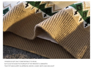 Native Art Knitwear O-Neck Sweater , - Streetwear Sweater - Slick Street