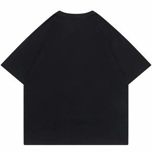 Successing Lighting Dragon Monster Loose T-Shirt , - Streetwear T-Shirts - Slick Street