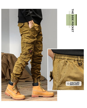 Tactical Elastic Waist And Ankle Pants , - Streetwear Pants - Slick Street