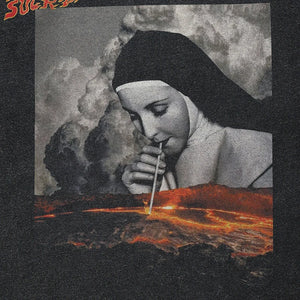 Retro Sister Super Sucker Graphic Oversized T-Shirt , - Streetwear T-Shirts - Slick Street