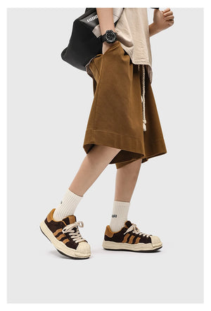 SP1 Striped Board Sneakers , - Streetwear Shoes - Slick Street