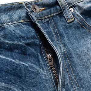 Distressed KP26 Baggy Flared Jeans , - Streetwear Jeans - Slick Street