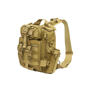 Multi Buckles Style Crossbody Bag Brown, - Streetwear Bag - Slick Street