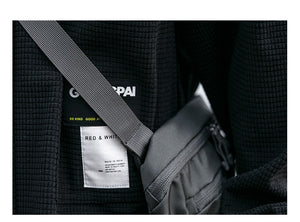 Corduroy Waffle Plaid Semi Collar Overshirt , - Streetwear Tops - Slick Street