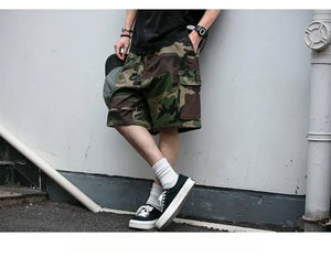 Camouflage Army Combat Style Shorts , - Streetwear Shorts - Slick Street