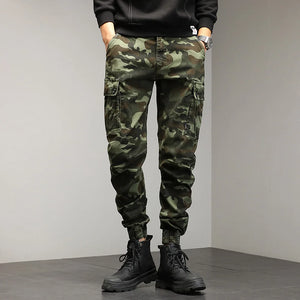 Drawstring Combat Military Cargo Pants , - Streetwear Pants - Slick Street