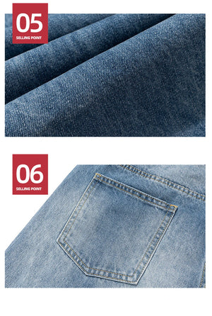 Distressed KP26 Baggy Flared Jeans , - Streetwear Jeans - Slick Street