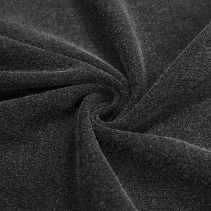 Dark Sable Fuzzy Letters Graphic T-Shirt , - Streetwear T-Shirts - Slick Street