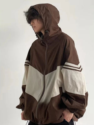 Two Tone MA21 Baggy Hoodie , - Streetwear Hoodie - Slick Street