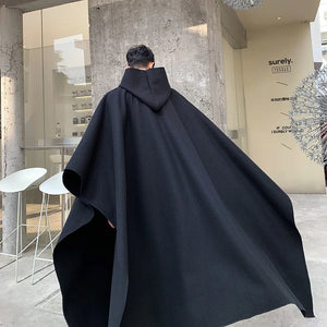 D1 Long Cape Cloak , - Streetwear Coat - Slick Street