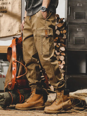 Colombia Supremo Cargo Pants Khaki, XS - Streetwear Cargo Pants - Slick Street