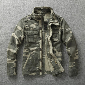 AR25 Army Jacket Green Camouflage, XS - Streetwear Jacket - Slick Street