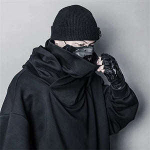 Nightshade Beanie Hat with Buckle , - Streetwear Hats - Slick Street