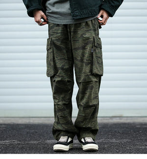 Camouflage Art Craft Cargo Pants , - Streetwear Pants - Slick Street