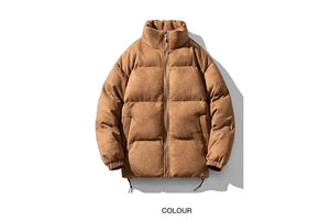 Solid Color Puff Sleeves Bubble Jacket , - Streetwear Jacket - Slick Street