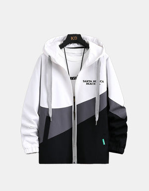 SANTA Three Color Tinted Fleece Hoodie , - Streetwear Hoodie - Slick Street