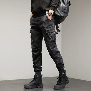 Drawstring Combat Military Cargo Pants , - Streetwear Pants - Slick Street
