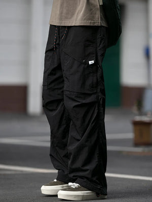 Waterproof Nylon Cargo Pants , - Streetwear Cargo Pants - Slick Street