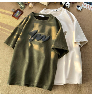 SP1 Suede T-Shirt , - Streetwear T-Shirts - Slick Street