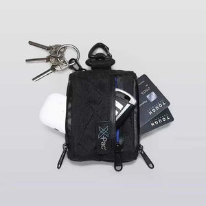 Black Color Zipper Belt Bag , - Streetwear Bag - Slick Street