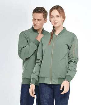 Plain Color With Kangaroo Pocket Jacket , - Streetwear Jacket - Slick Street