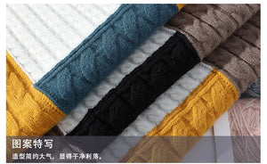 Chunky Twist Color Block Sweater , - Streetwear Sweater - Slick Street