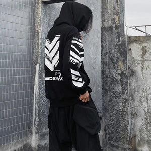 Cyber Tactical Turtle Neck Hoodie , - Streetwear Hoodie - Slick Street