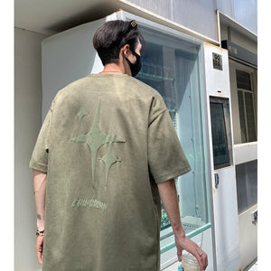 EHNGROWN Polygons Star Shape Short Sleeved T-Shirt , - Streetwear T-Shirts - Slick Street