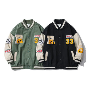 Unofficial 33 Retro Trend Jacket , - Streetwear Jacket - Slick Street